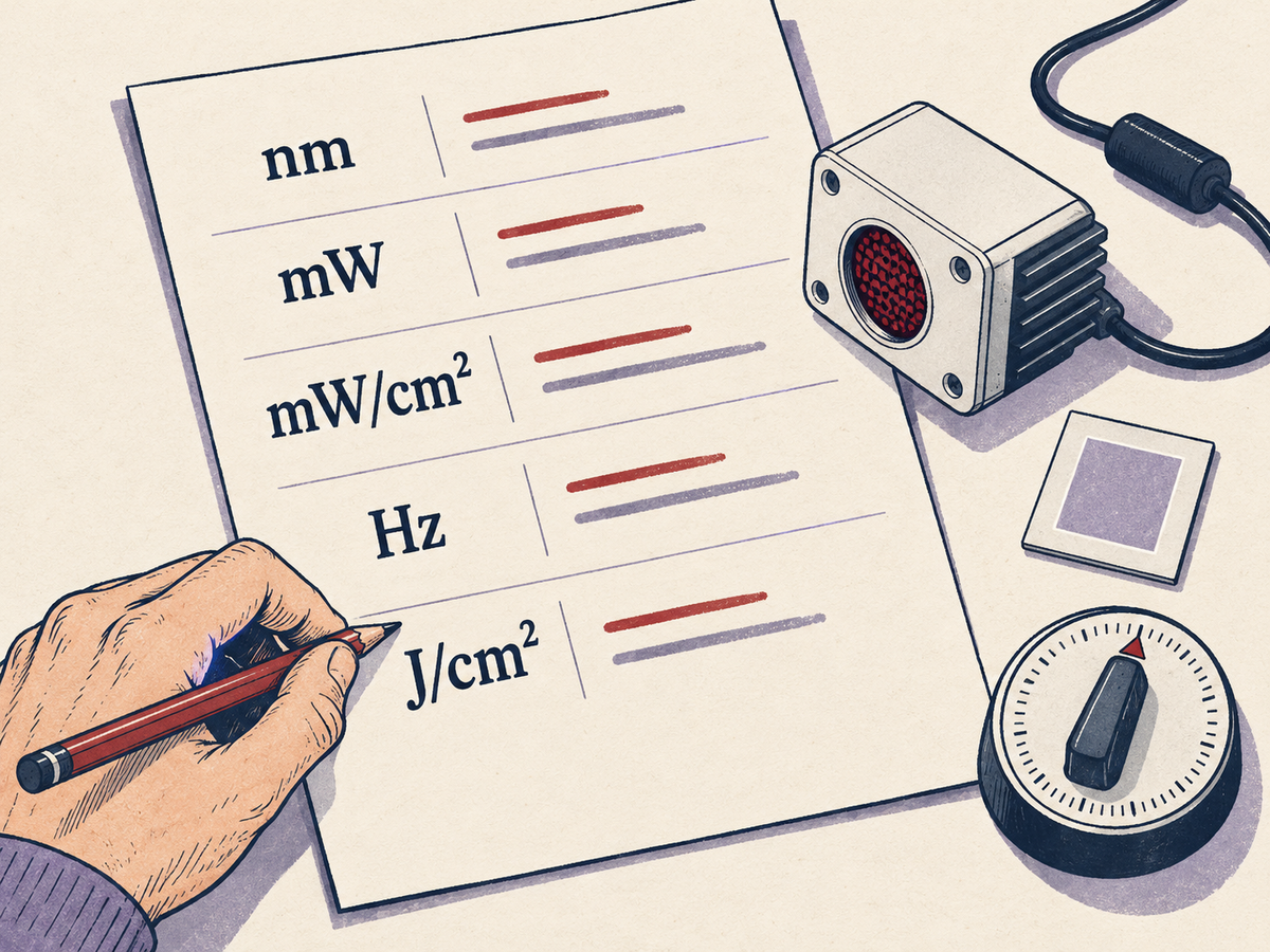 Wavelength, Power, and Dose: Understanding PBM Specs